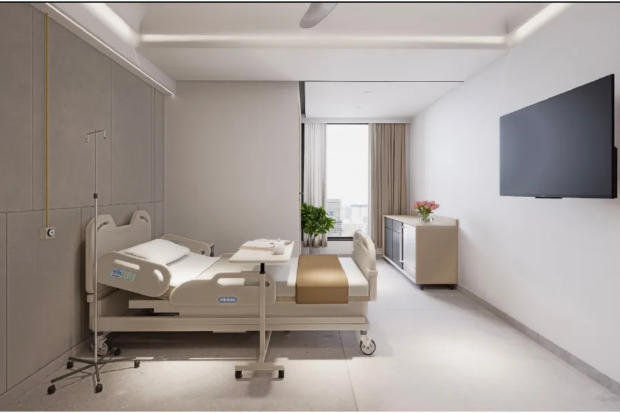 Patient suite at Niraaya Hospital