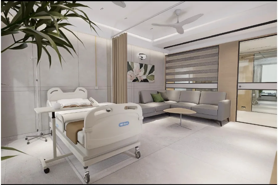 Premium patient room